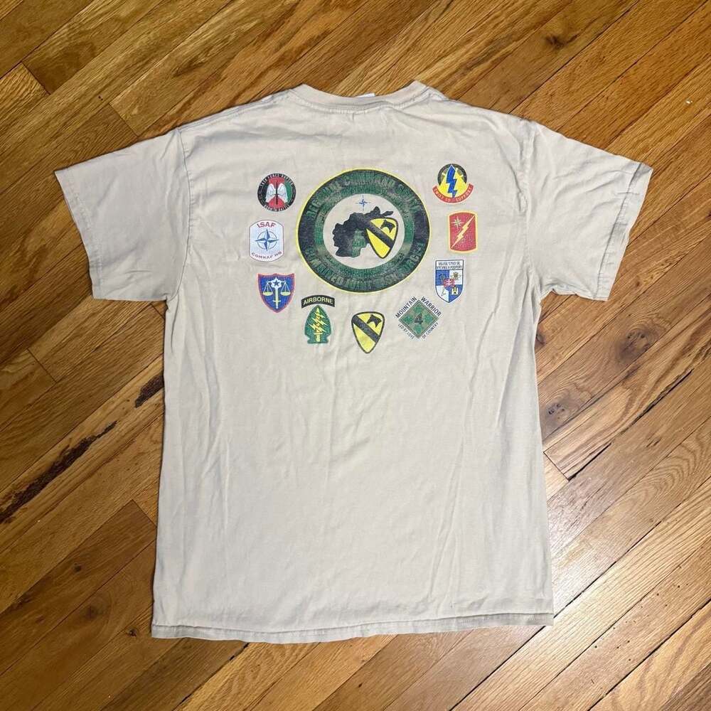 Gildan OEF 14 Kandahar Airfield Military Graphic T-Shirt